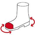 Anti-cut protection zone - Boots 2 | Nibbi Anti-cut protection zone - Boots 2 | Nibbi