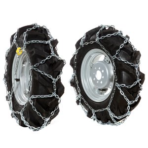 Pair of snow chains for 4.00x10" wheels