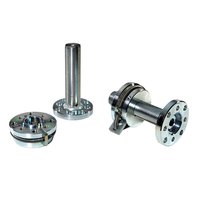 Screw-adjustable half-shafts